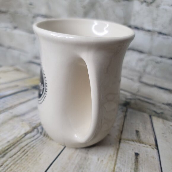 Blessing Lighthouse POTTERY Right Handed Warmer Mug Glazed  Appx 5 x 3.5 Inch - Picture 4 of 5